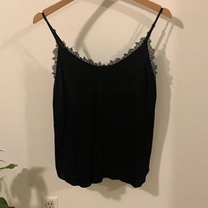 Lace trim cami